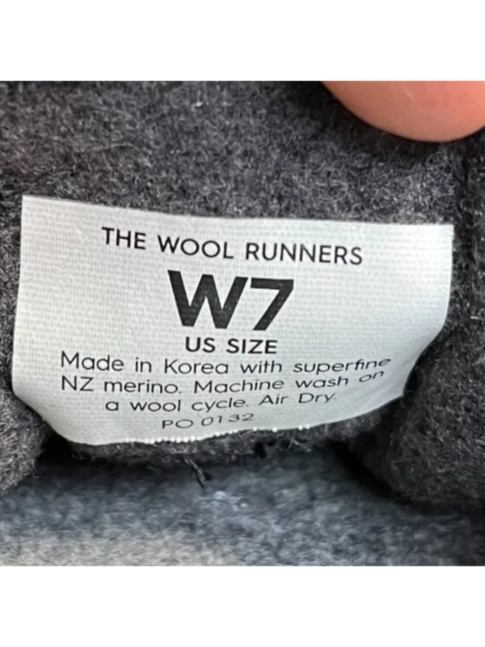 Allbirds Wool Runners Womens Size 7 Black Athletic Running Walking Shoes Sneaker